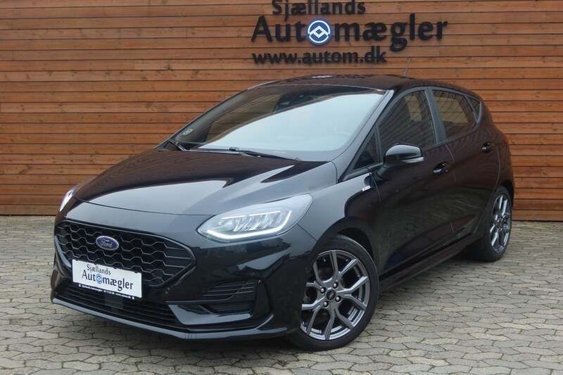 Sort Brugt 2022 Ford Fiesta ST-Line Hatchback | 140.000 kr. (God pris) - Billede 1/4