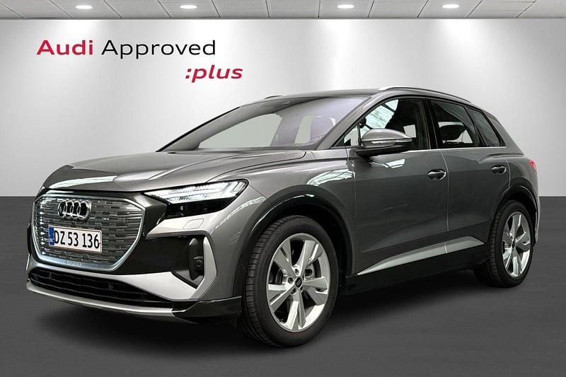 Gråmetal Brugt 2024 Audi Q4 e-tron Advanced SUV | 379.900 kr. (Dyr) - Billede 1/4
