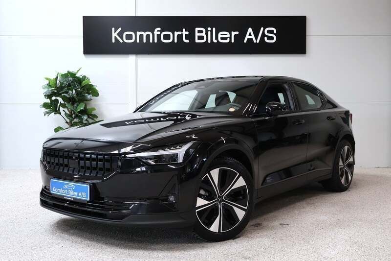 Sort Brugt 2023 Polestar 2 Sedan | 234.900 kr. (God pris) - Billede 1/4