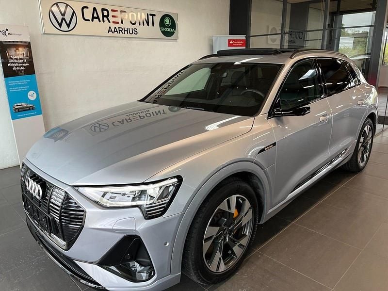 Sølvmetal Brugt 2022 Audi e-tron S-Line SUV | 349.800 kr. (Fair pris) - Billede 1/4