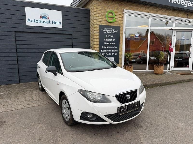 Hvid Brugt 2010 Seat Ibiza Reference Hatchback | 39.800 kr. (Fair pris) - Billede 1/4
