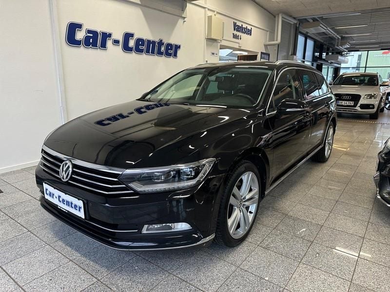 Sort Brugt 2014 VW Passat Highline Stationcar | 79.900 kr. - Billede 1/4