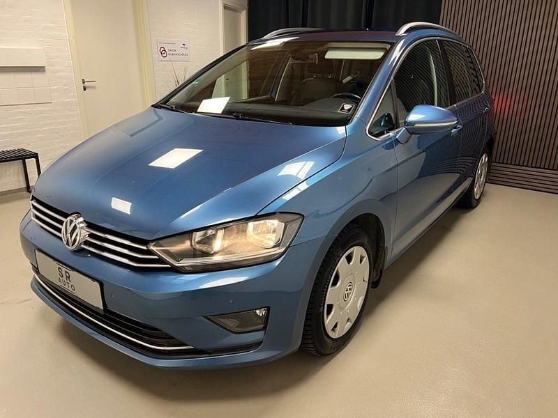 Blåmetal Brugt 2016 VW Golf Sportsvan Highline MPV | 94.800 kr. (God pris) - Billede 1/4
