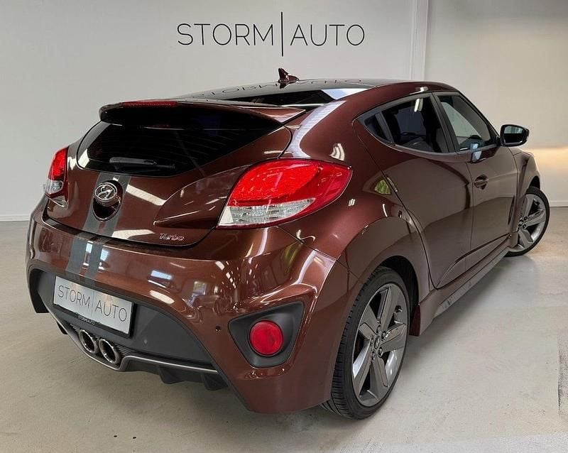 Brunmetal Brugt 2013 Hyundai Veloster Hatchback | 89.900 kr. - Billede 1/4