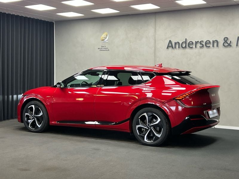 Brugt Kia EV6 GT-Line 239 kW (325 HK) 2022 Rød SUV