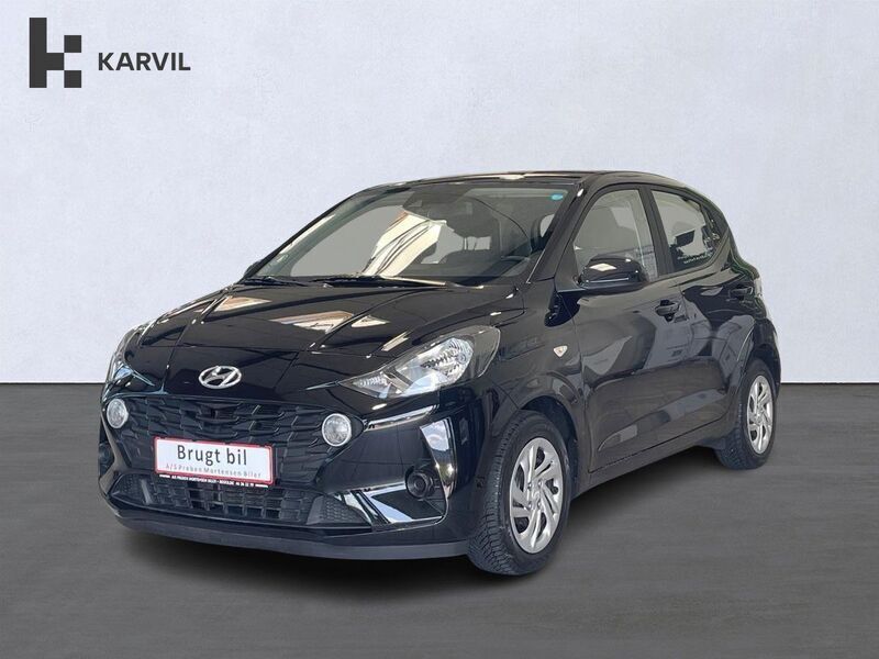 Phantom black Brugt 2022 Hyundai i10 Advanced Hatchback | 129.900 kr. (Lidt for dyr) - Billede 1/4