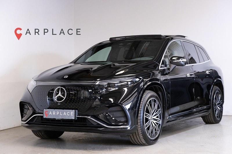 Sortmetal Brugt 2024 Mercedes EQS450+ AMG line SUV | 1.099.900 kr. (Fair pris) - Billede 1/4