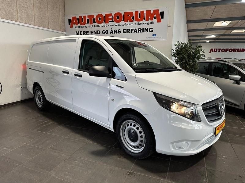 Hvid Brugt 2022 Mercedes e-Vito Van | 189.900 kr. - Billede 1/4