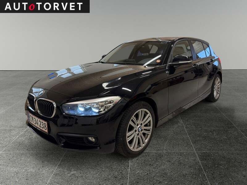 Sort Brugt 2016 BMW 118 Hatchback | 79.700 kr. (Fair pris) - Billede 1/4