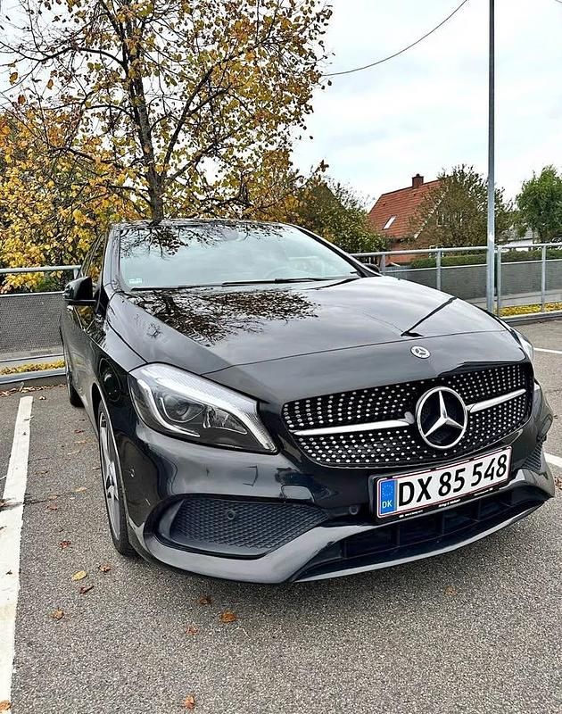 Brugt Mercedes A200 AMG line 156 HK (114 kW) 2016 Sort Hatchback