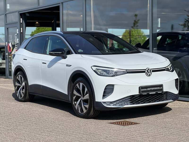 Hvid Brugt 2021 VW ID.4 Pro Performance SUV | 209.700 kr. (God pris) - Billede 1/3