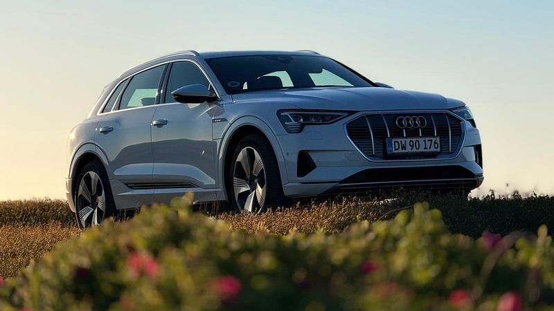 Hvid Brugt 2020 Audi e-tron Advanced SUV | 284.900 kr. (Super pris) - Billede 1/4