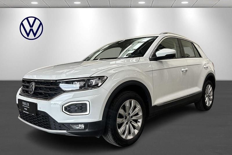 Hvidmetal Brugt 2018 VW T-Roc Sport SUV | 239.900 kr. (God pris) - Billede 1/4