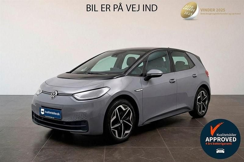 Grå Brugt 2022 VW ID.3 Pro Hatchback | 142.500 kr. (Super pris) - Billede 1/4