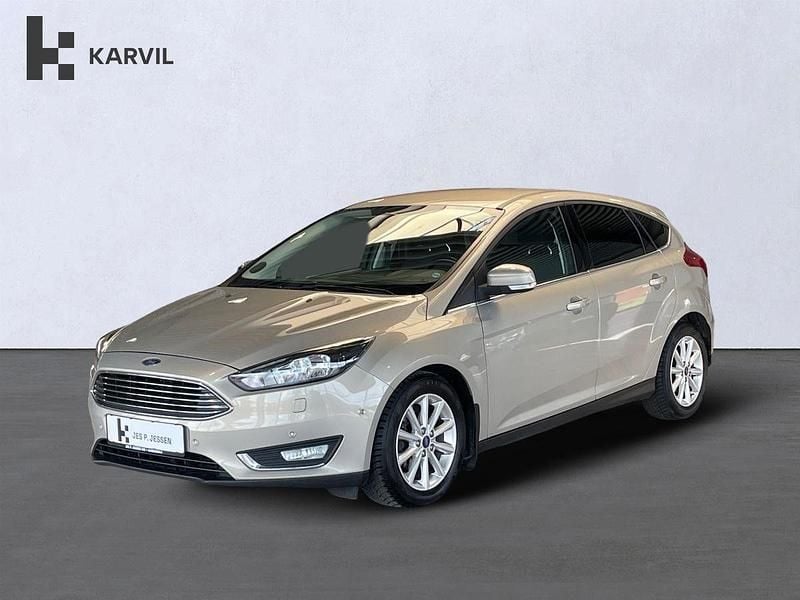 Tectonic silver Brugt 2018 Ford Focus Titanium Hatchback | 104.900 kr. (Fair pris) - Billede 1/4