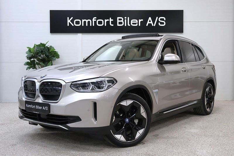 Champagnemetal Brugt 2021 BMW iX3 SUV | 279.900 kr. (Fair pris) - Billede 1/4