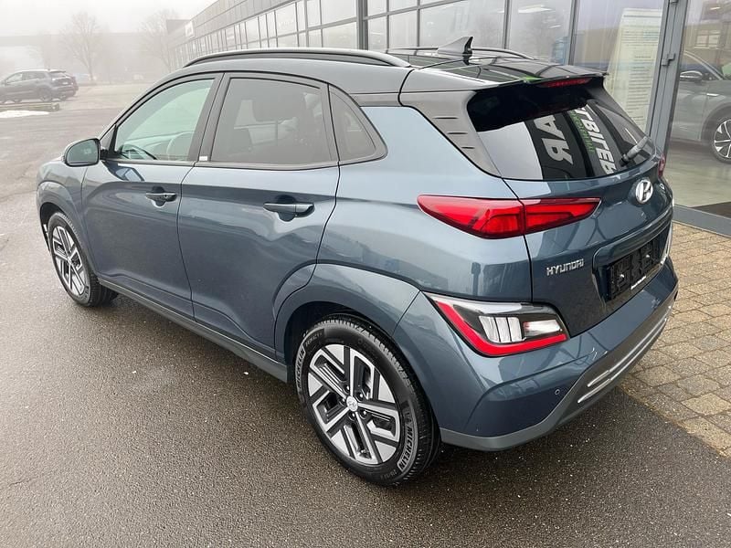 Brugt Hyundai Kona Trend 150 kW (204 HK) 2021 Blågrøn metal/sort tag SUV