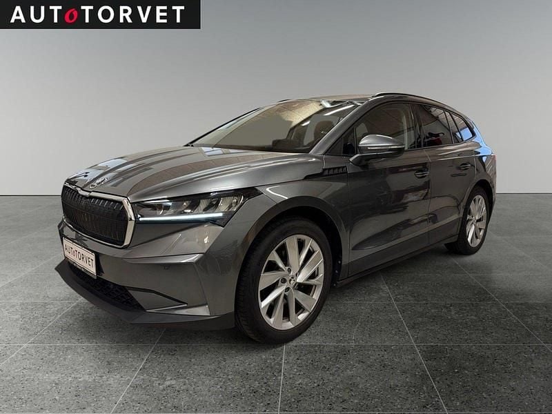 Hvid Brugt 2021 Skoda Enyaq iV ecoSuite SUV | 177.700 kr. (Super pris) - Billede 1/4