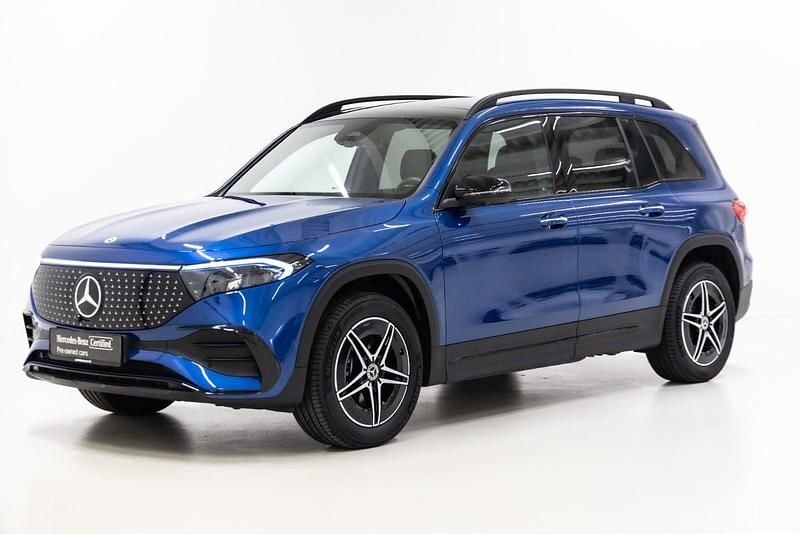 Farve: blåmetal Brugt 2025 Mercedes EQB250+ Premium SUV | 424.900 kr. - Billede 1/4