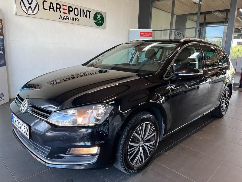 Sort Brugt 2017 VW Golf VII Highline Stationcar | 129.800 kr. (God pris) - Billede 1/4