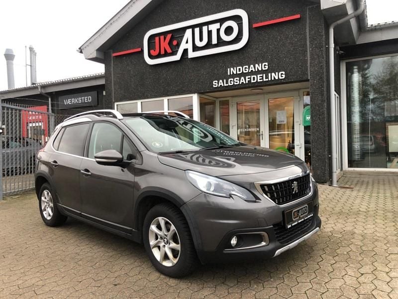 Gråmetal Brugt 2017 Peugeot 2008 Desire Sky SUV | 59.800 kr. (God pris) - Billede 1/4