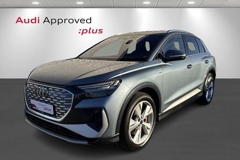 Brugt Audi Q4 e-tron 210 kW (286 HK) 2024 Lysblåmetal SUV