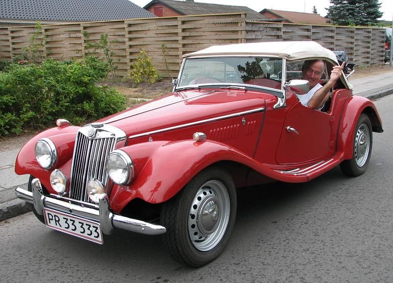 Brugt MG Midget 56 HK (41 kW) 1953 Rød Cabriolet