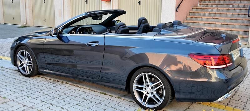 Brugt Mercedes E220 AMG line 170 HK (125 kW) 2016 Gråmetal mørk Cabriolet