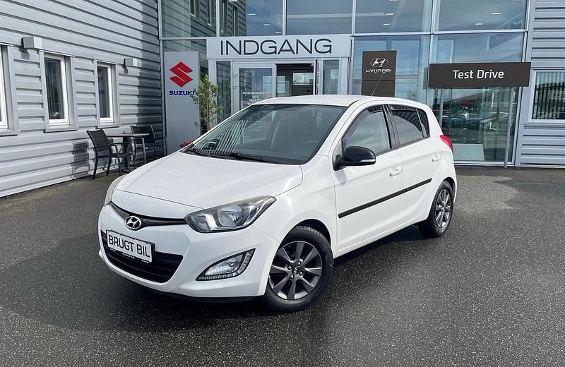 Hvid Brugt 2014 Hyundai i20 GO! | 44.900 kr. (Super pris) - Billede 1/4