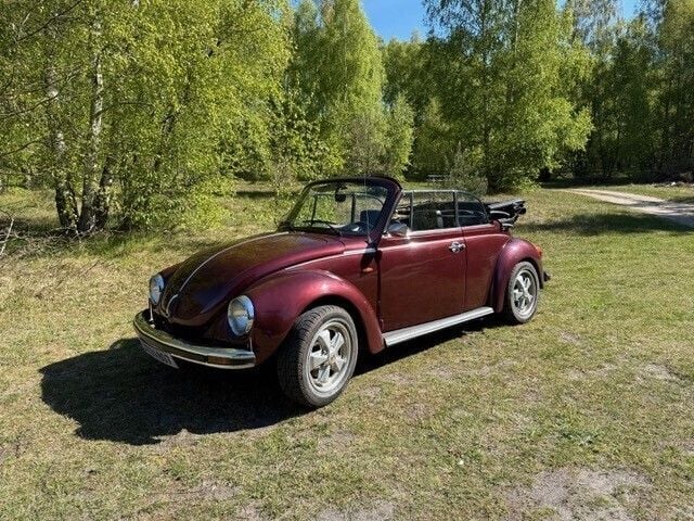 Gul Brugt 1972 VW Käfer Cabriolet | 140.000 kr. - Billede 1/4