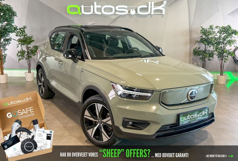 Grønmetal Brugt 2021 Volvo XC40 Ultimate SUV | 264.000 kr. (Super pris) - Billede 1/4