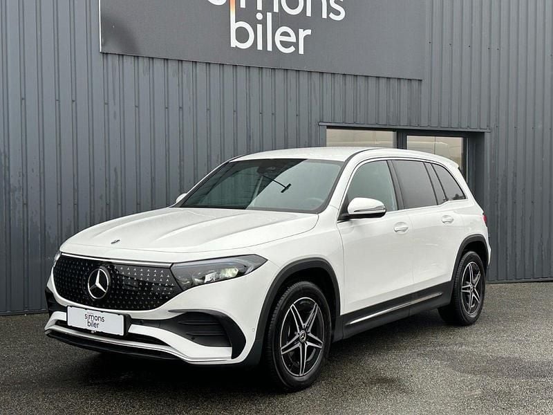 Hvid Brugt 2024 Mercedes EQB250+ AMG line SUV | 339.900 kr. (God pris) - Billede 1/4