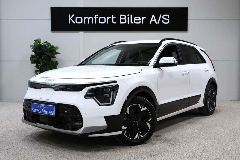 Hvid Brugt 2022 Kia e-Niro SUV | 224.900 kr. (God pris) - Billede 1/4