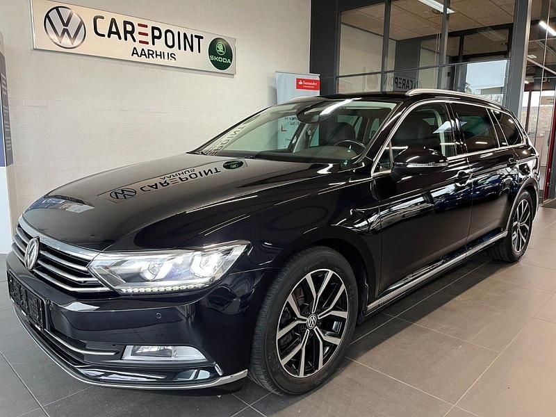 Sortmetal Brugt 2018 VW Passat Highline Stationcar | 149.800 kr. (God pris) - Billede 1/4