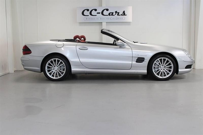 Brugt Mercedes SL55 AMG AMG 470 HK (345 kW) 2002 Sølv