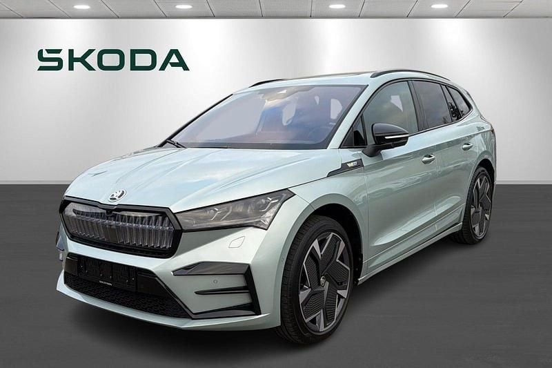Grønmetal Brugt 2024 Skoda Enyaq iV RS SUV | 379.900 kr. (Fair pris) - Billede 1/4