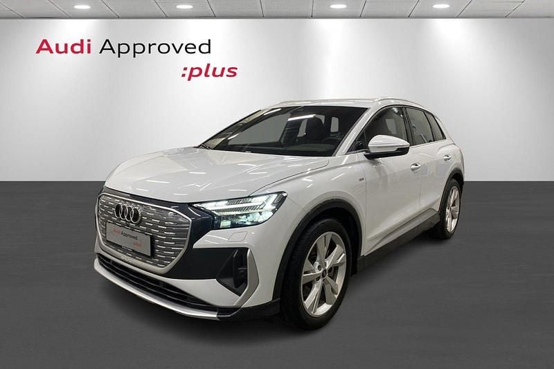 Hvidmetal Brugt 2024 Audi Q4 e-tron Advanced Plus SUV | 394.900 kr. (Dyr) - Billede 1/4