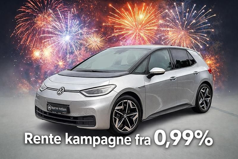 Brugt VW ID.3 Pro 106 kW (145 HK) 2021 Sølvmetal Hatchback
