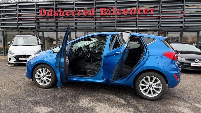 Brugt Ford Fiesta Titanium 125 HK (91 kW) 2020 Blåmetal Hatchback