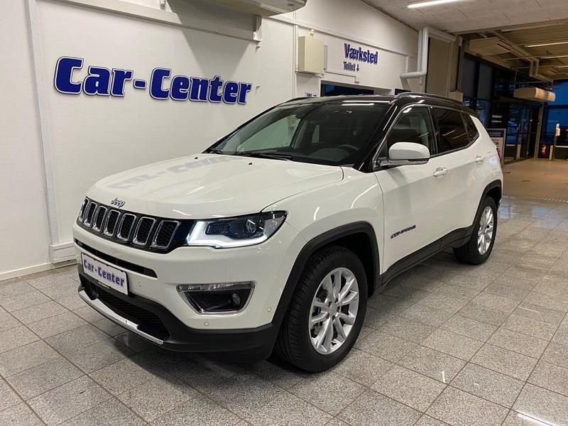 Hvid Brugt 2021 Jeep Compass Limited SUV | 319.900 kr. - Billede 1/3