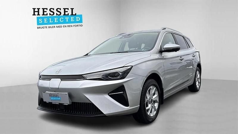 Brugt MG MG5 EV Luxury 130 kW (177 HK) 2022 Sølvmetal Stationcar