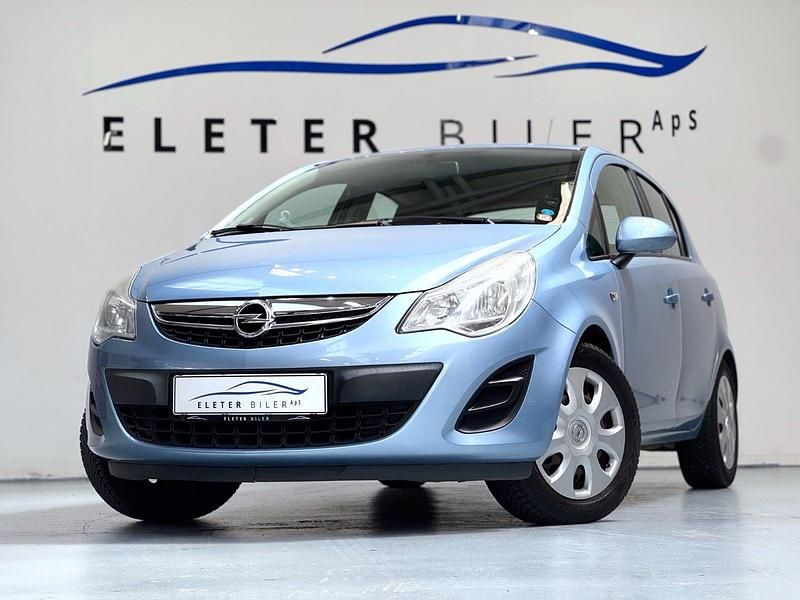 Lysblå Brugt 2014 Opel Corsa Enjoy | 44.900 kr. (Fair pris) - Billede 1/4