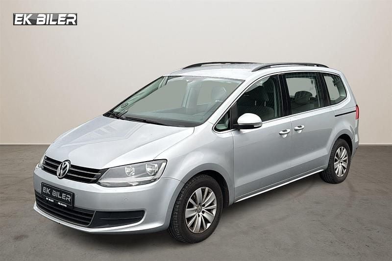 Sølvmetal Brugt 2011 VW Sharan Comfortline MPV | 99.900 kr. - Billede 1/4