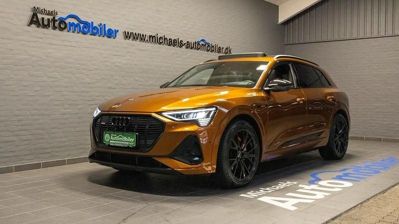 Bronzemetal Brugt 2022 Audi e-tron S-Line SUV | 539.900 kr. - Billede 1/4