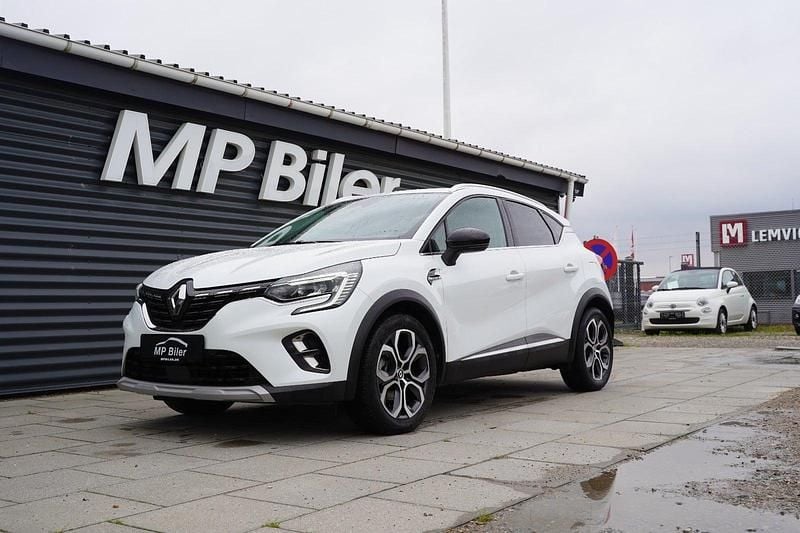 Hvid Brugt 2021 Renault Captur Intens SUV | 154.900 kr. (Fair pris) - Billede 1/4