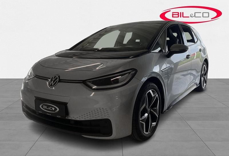 Sølv Brugt 2021 VW ID.3 Pro Hatchback | 194.900 kr. (Super pris) - Billede 1/4
