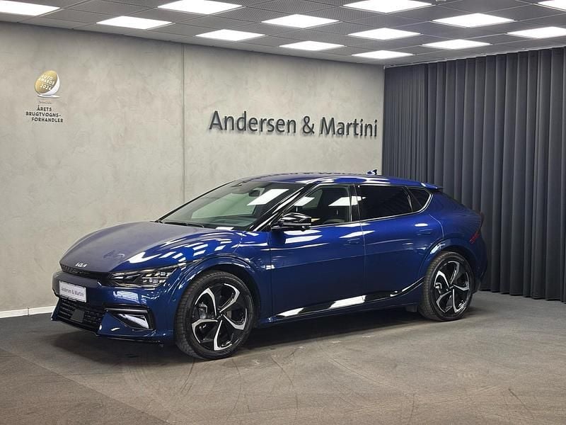 Brugt Kia EV6 GT-Line 239 kW (325 HK) 2021 Blå SUV