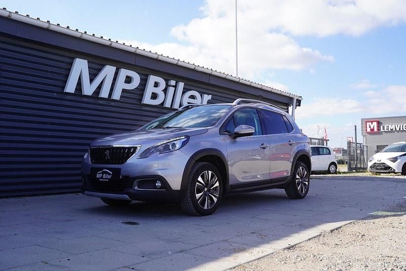 Sølvmetal Brugt 2018 Peugeot 2008 Selection Sky SUV | 94.900 kr. (Fair pris) - Billede 1/4