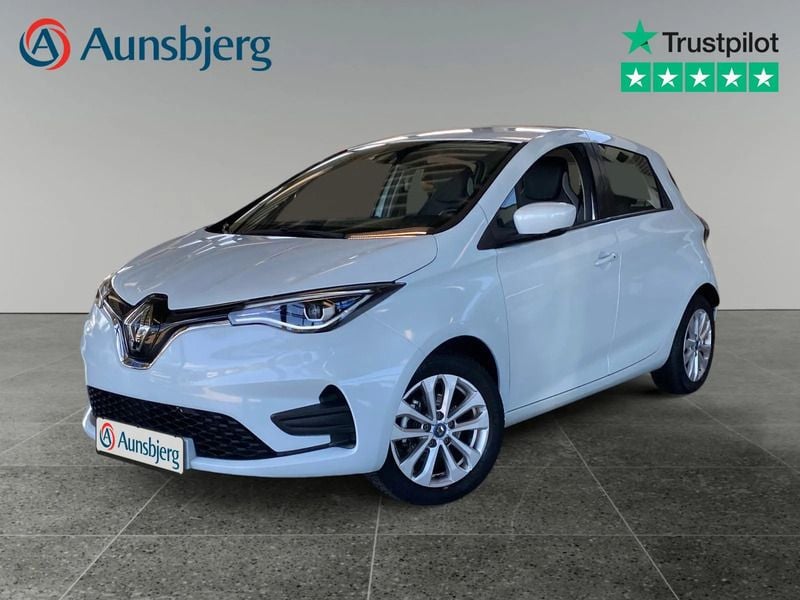 Hvid Brugt 2021 Renault Zoe Zen Hatchback | 118.500 kr. (God pris) - Billede 1/4