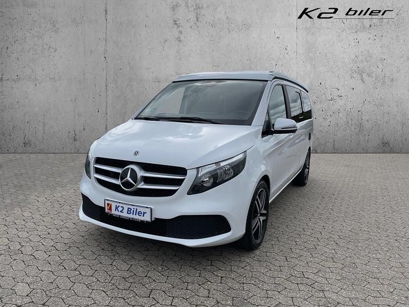 Hvid Brugt 2021 Mercedes V220 Marco Polo MPV | 629.800 kr. - Billede 1/4